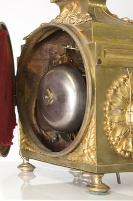 Lot 29 - An ormolu pendule d'officier by Robert & Courvoisier
