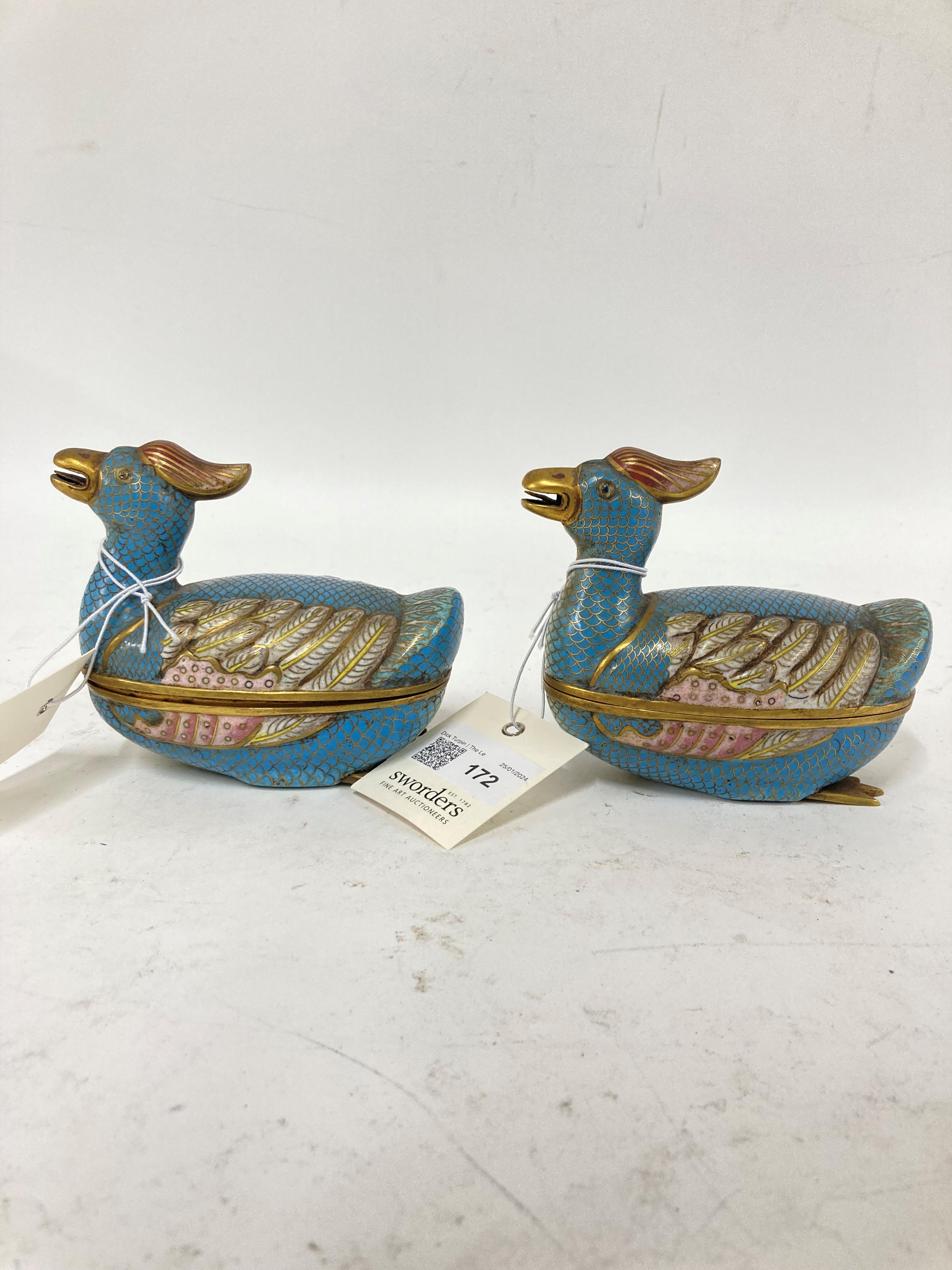 Pair Vintage Chinese Cloisonné Vases (172) online