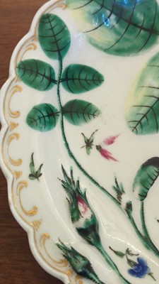 Lot 192 - Two Worcester 'Blind Earl' plates