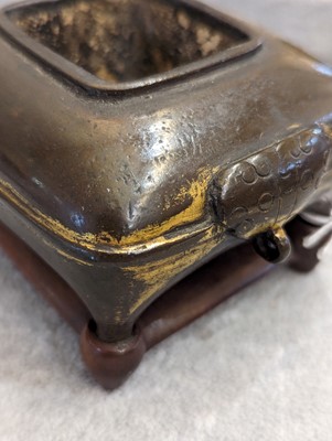 Lot 170 - A Chinese bronze incense burner