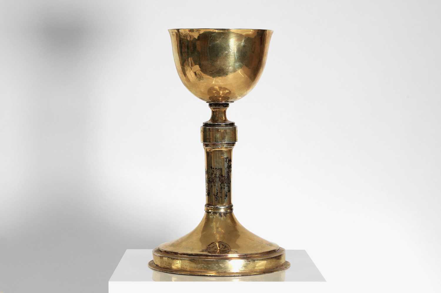 Lot 191 - A silver-gilt recusant chalice,