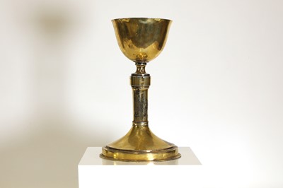 Lot 191 - A silver-gilt recusant chalice