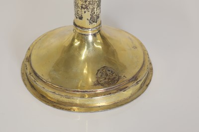 Lot 191 - A silver-gilt recusant chalice