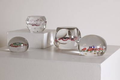 Lot 184 - A group of Clichy glass paperweights