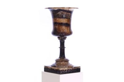 Lot 40 - A George III Blue John or Derbyshire fluorspar urn