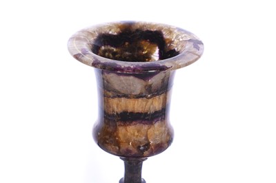 Lot 40 - A George III Blue John or Derbyshire fluorspar urn