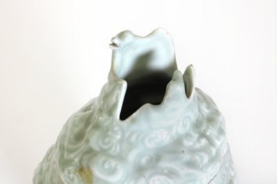 Lot 155 - A Chinese celadon-glazed hill or 'boshanlu' censer