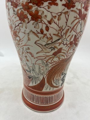 Lot 144 - A pair of Japanese Kutani vases