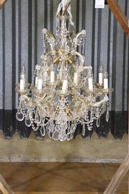 Lot 50 - A Maria Theresa-style chandelier