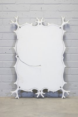 Lot 507 - An Oriel Harwood faux coral mirror