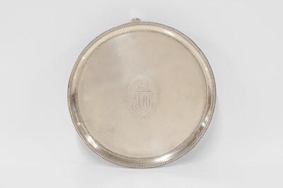 Lot 237 - A small George III silver salver