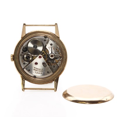 Lot 221 - A 9ct gold Ebel mechanical watch head