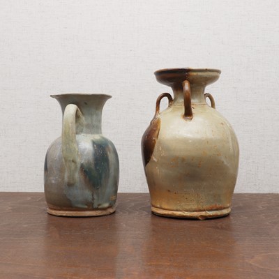 Lot 8 - A Chinese Changsha stoneware ewer