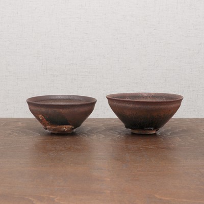 Lot 11 - Two Chinese Jian ware tea bowls