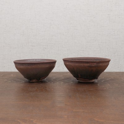 Lot 11 - Two Chinese Jian ware tea bowls