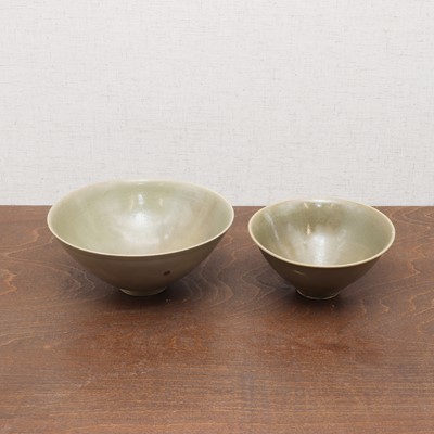 Lot 15 - Two Chinese celadon bowls