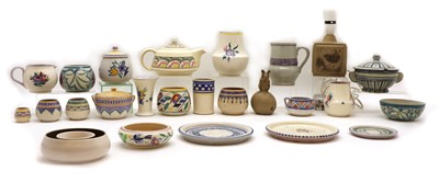 Lot 197 - A large collection of Poole pottery items