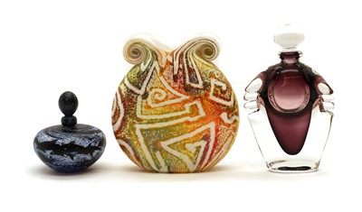 Lot 229 - A group of studio glass items