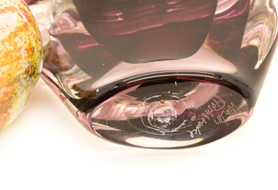 Lot 229 - A group of studio glass items