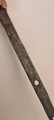 Lot 85 - A Japanese omi no yari (long spear)