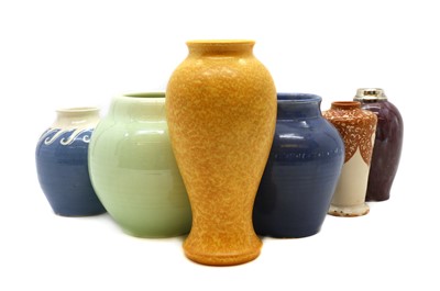 Lot 193 - A collection of pottery vases