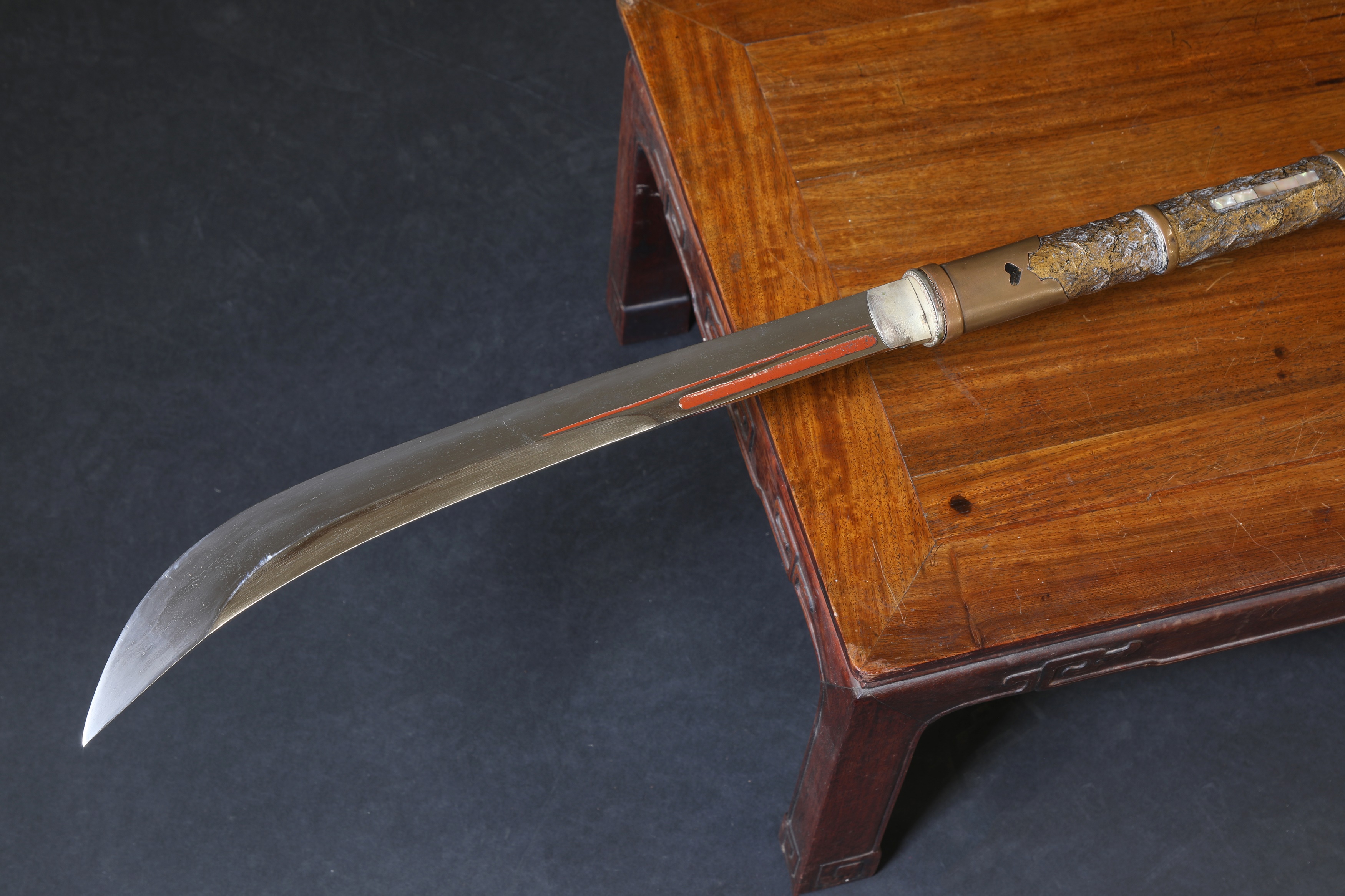 Naginata Rice Lot 54 - A Japanese naginata,