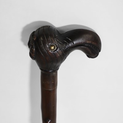 Lot 427 - A dodo head walking stick