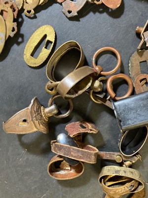 Lot 103 - A collection of Japanese sword fittings