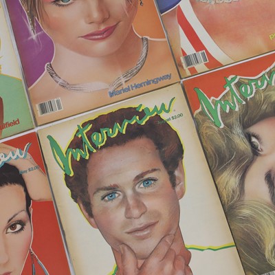 Lot 155 - A group of Andy Warhol 'Interview' magazines