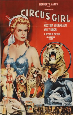 Lot 176 - An American 'Circus Girl' poster