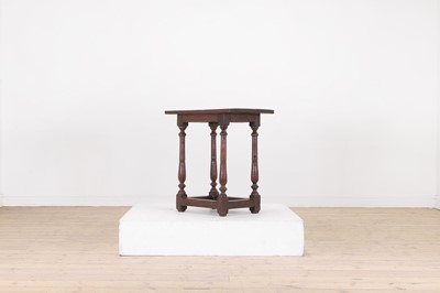 Lot 51 - A William and Mary yew side table