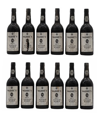 Lot 208 - Warres, Vintage Port, 1977 (12)