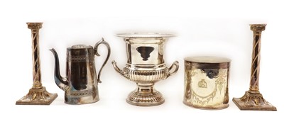 Lot 34 - A collection of silver-plated items