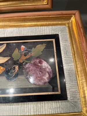 Lot 135 - Four pietra dura panels