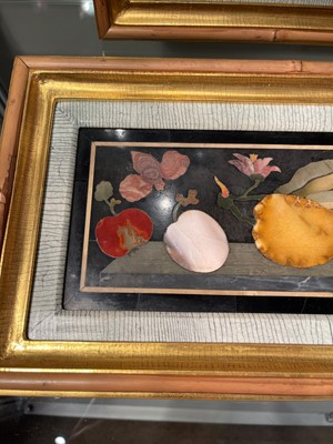 Lot 135 - Four pietra dura panels