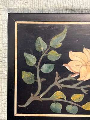 Lot 64 - A set of four pietra dura panels