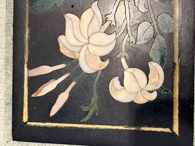 Lot 64 - A set of four pietra dura panels