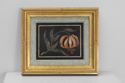 Lot 64 - A set of four pietra dura panels