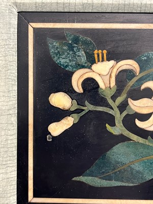 Lot 64 - A set of four pietra dura panels