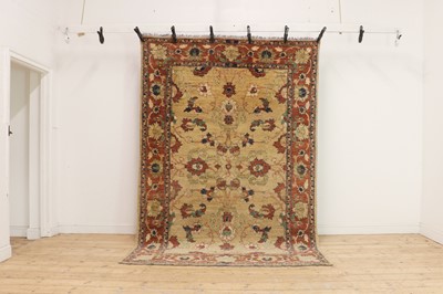 Lot 376 - A Ziegler style carpet