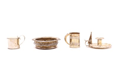 Lot 35 - A group of George III silver items