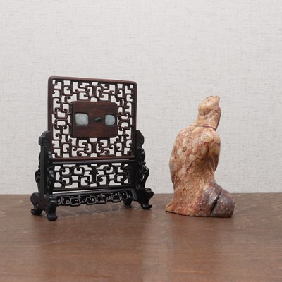 Lot 181 - A Chinese table screen