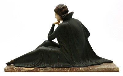 Lot 251 - A spelter figure