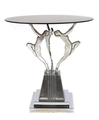 Lot 651 - An Art Deco style  occasional table