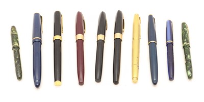 Lot 301A - A collection of fountain pens