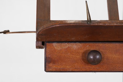 Lot 270 - A Regency mahogany and ebonised music stand