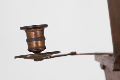 Lot 270 - A Regency mahogany and ebonised music stand