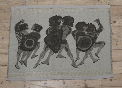 Lot 297 - A 'Warriors' textile