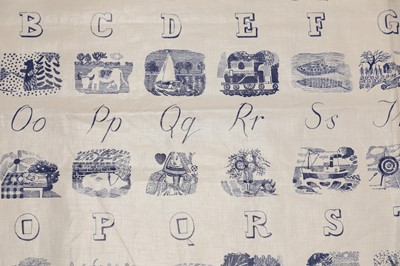 Lot 296 - An 'Alphabet' fabric length