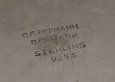 Lot 6 - A Danish sterling silver coffee service